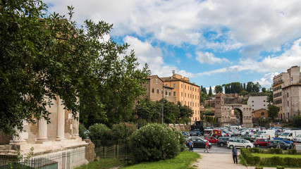 Obraz premium Cityscape of Rome in october - Travel Europe