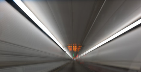stay left tunnel of light abstract
