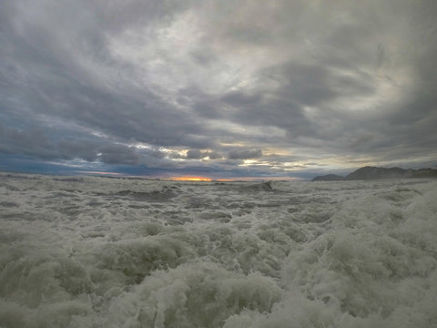 Ground level view of a Beach in Costa Rica take 1
