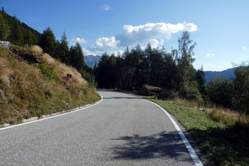 Motrorradstrecke am Penser Joch und Sarntal
