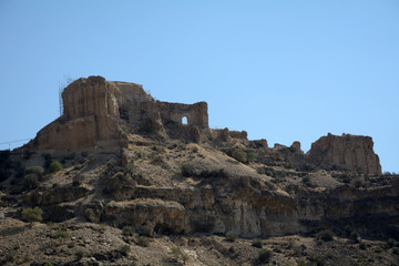 Fototapeta na wymiar Castle of Ardashir, Firuzabad, Iran