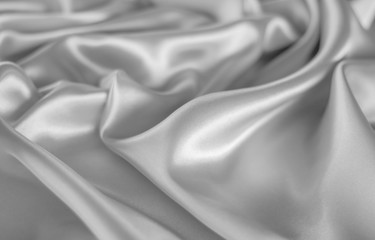 silk texture,bakground, luxurious satin for abstract,design and wallpaper,soft and blur style,smooth,black and white tone.Texture, background. template.fabric drapery and Solid for backs and pillows.