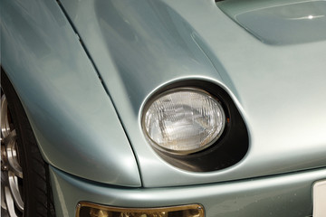 Fototapeta premium 自動車のヘッドライト Headlight of the old car 
