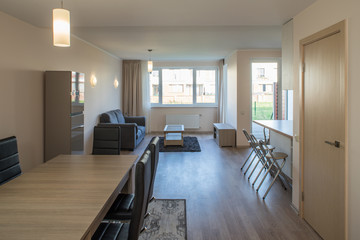 Interior, room in the house. 