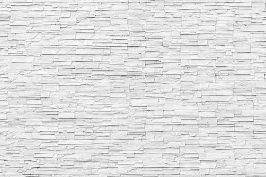 White marble brick stone tile wall texture background