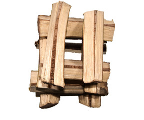 firewood isolated on white background