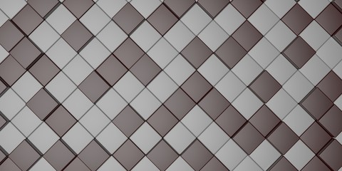 3D Illustration rendering pattern as background