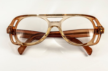 glasses isolated on white background