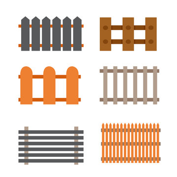 fence vector collection design