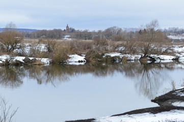 lake in winter