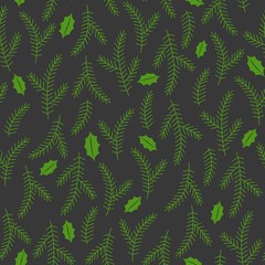 Christmas seamless pattern with clipping mask, easy to editable