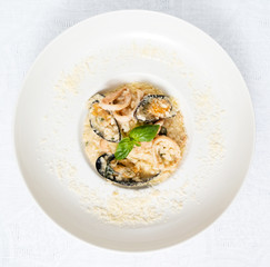risotto with mussels