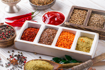 Spices and condiments for food