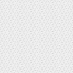 Fototapeta premium Seamless background with light rhombuses. Modern ornament with volume repeating shapes. Geometric pattern