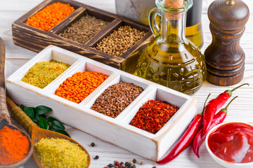 Spices and condiments for food