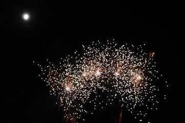 Silvesterfeuerwerk zum Jahreswechsel