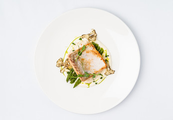 salmon with asparagus