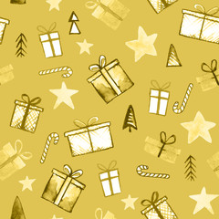 Presents seamless pattern