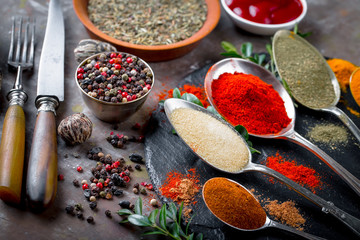 Spices and condiments for food