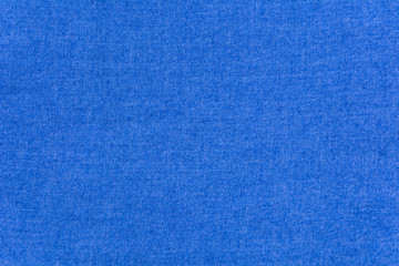 Close-up blue fabric as background