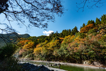 秋の御岳渓谷