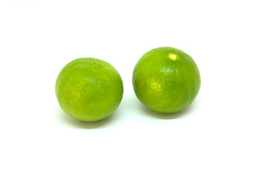 Close-up Lemon Studio shot Isolated On white background