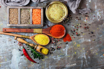 Spices and condiments for food