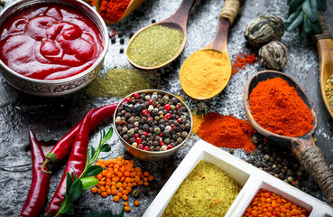 Spices and condiments for food