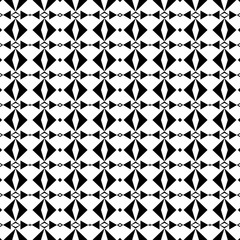 Modern seamless pattern of the repeating geometrical ornaments.