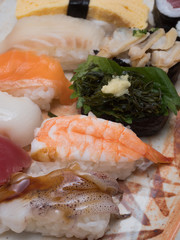 Japanese hand-held sushi