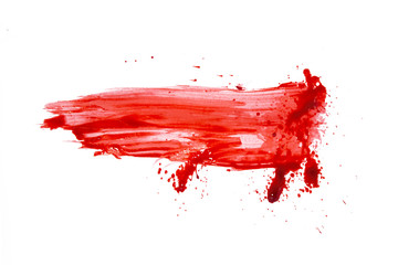 blood or paint splatters isolated on white background,graphic resources,halloween concept