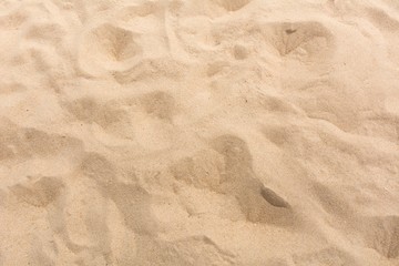 Sand background and texture in summer sun as background
