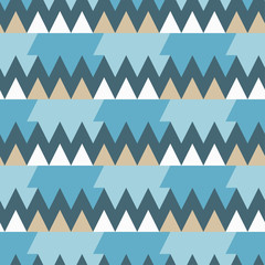 Seamless abstract geometric pattern. Triangles. Vector pattern. Mosaic texture. Can be used for wallpaper, textile, invitation card, wrapping, web page background.