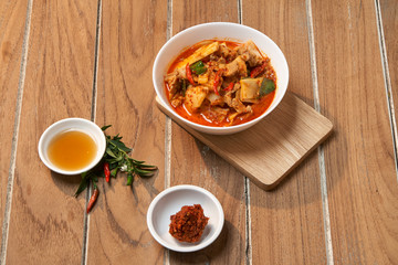 Thai Food Red Curry Pork