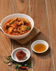 Thai Food Red Curry Pork