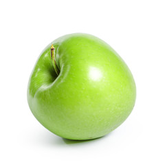 Green apple, isolated on white background