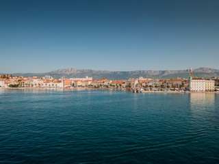 Split city landscape