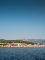 Fototapeta na wymiar West coast of city Split in Croatia