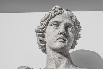 sculpture of the ancient Greek god