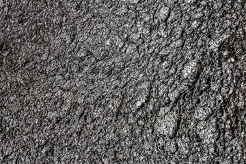 The detail of burnt toast. Part of roasted toast close up. Abstract surface of pastries, macro view.