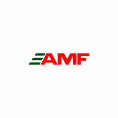 Obraz premium AMF Initial Letter Logo Vector