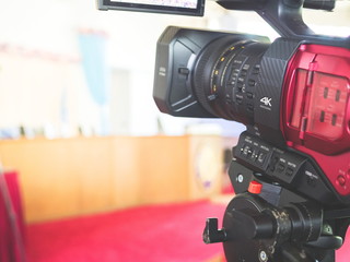 4K digital video camera, Preparing for record and broadcast a live event