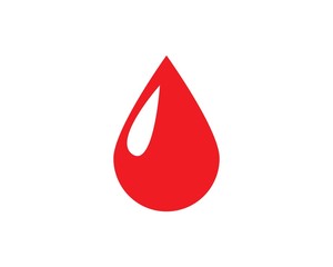 Blood logo vector icon illustration design 
