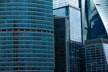 Fototapeta premium skyscrapers in Moscow city