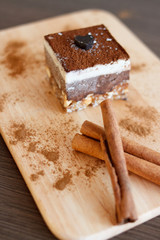 Fototapeta na wymiar chocolate dessert