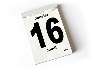 16. Janvier 2020