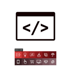 Command Window vector icon