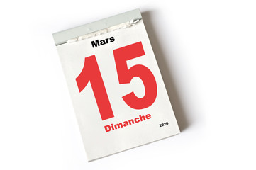 15. Mars 2020