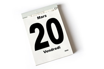 20. Mars 2020