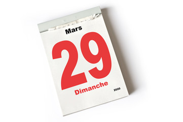 29. Mars 2020